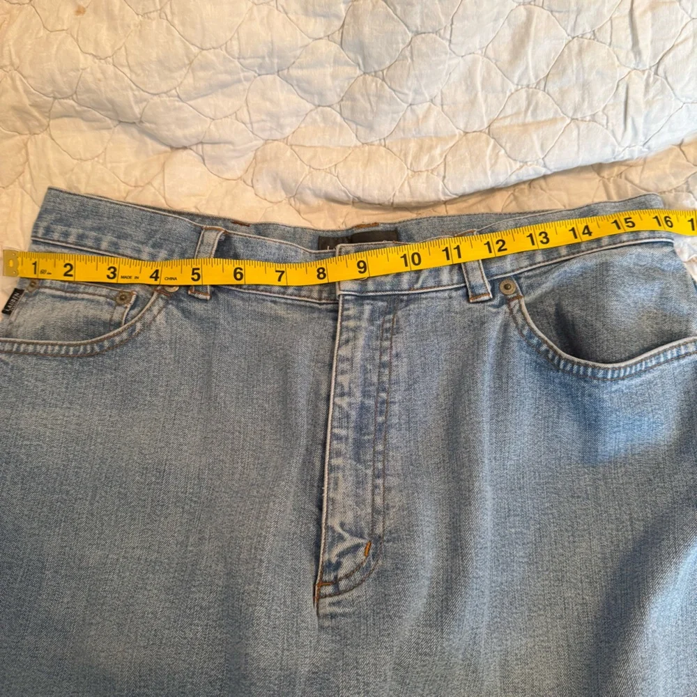 Lauren Jeans Co Straight Leg Jeans Women's 10 Blue Denim Stretch Comfortable - Picture 7 of 9